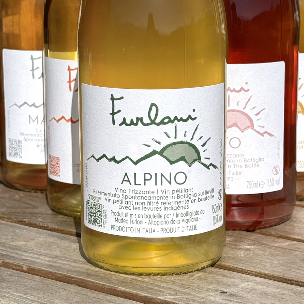 自然派・白微発泡＞”アルピーノ” ビアンコ・フリッツァンテ NV (L.2023