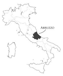 アブルッツォ州の地図