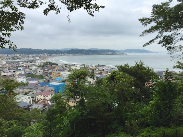 長谷寺からの由比ケ浜