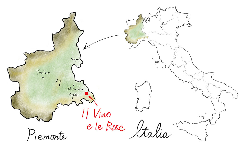 イルヴィーノエレロゼの地図